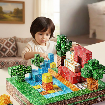 Magnetic Building Blocks Montessori STEM Toy